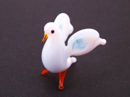 112m consumers helped this year. Small Glass Dove Animal Figurines Miniature Min Artmosfair
