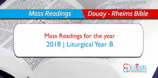 Daily Mass Readings 2018 Catholic Gallery