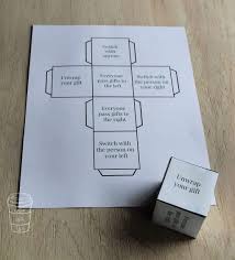 Learn how to make a christmas tree advent calendar with the cricut maker! Christmas Gift Exchange Dice Coffee With Us 3