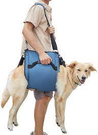 Amazon Com Dog Carry Sling Emergency Backpack Pet Legs Support Rehabilitation Dog Lift Harness For Nail Dog Backpack Carrier Dog Joints Large Dog Carrier