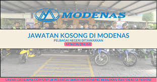 Iklan Jawatan Kosong Modenas Pelbagai Negeri Malaysia Job Need A Job