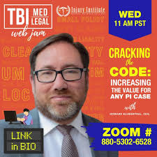 Let's crack the code to increasing the value of ANY personal injury case!  You won't want to miss this! Howard Blumenthal is here to share some  incredible tips and tricks with us!, Don't forget to ...