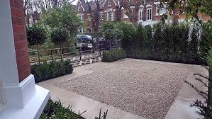 Small front garden with no grass. Modern Front Garden Design Victorian Mosaic Formal Clapham Wandsworth London Garden Design