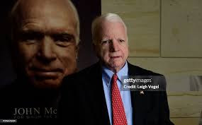 Joe McCain, brother of Senator John McCain speaks with members of the...  News Photo