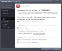 Behaviour Blocker Network Access Internet Protection Internet Security V7 0