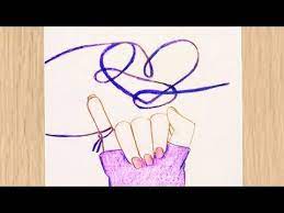 how to draw a korean promise movement رسم سهل رسم حركة الوعد الكورية رسم يد وقلب youtube drawings