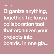 Organize Anything Together Trello Is A Collaboration Tool That Organizes Your Projects Into Boards In One Glance Know What What Is Work Blog Legal Projects