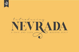 Might be useful for u. Nevrada 362772 Display Font Bundles