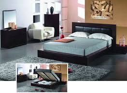 All espresso bedroom furniture can be shipped to you at home. Espresso Finish Contemporary Bedroom Set With Storage Bed