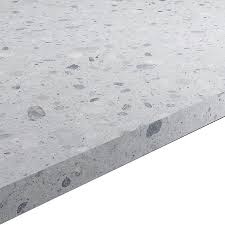 Lately we've been admiring diy kitchen makeovers involving little more than paint applied to dreary wooden cabinets (see remodeling 101. 22mm Algiata Matt Grey Stone Effect Chipboard Laminate Square Edge Kitchen Worktop L 3000mm Diy At B Q