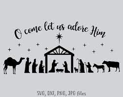 Check spelling or type a new query. Nativity Silhouette Etsy