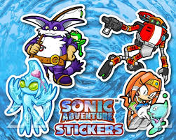 Sonic Adventure Stickers Tikal the Echidna Chaos Big the - Etsy