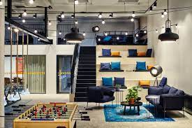 A Tech Company In Helsinki Upgrades To A New Fun Office Space Modern Office Space Office Interior Design Office Space Design