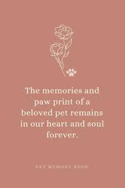 This can be dangerous for speak to your vet before you leave about any keepsakes you'd like, such as a clipping of their fur or a paw print. The Memories And Paw Print Of A Beloved Pet Remains In Our Heart And Soul Forever Pet Memory Book Saying Goodbye To Your Beloved Dog Cat Or Furry The Loss Of