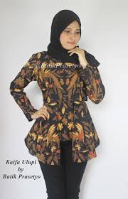 Maybe you would like to learn more about one of these? 32 Inspirasi Atasan Wanita Batik Lengan Panjang Buat Kamu Para Wanita Karir