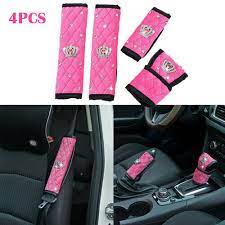 Get it as soon as mon, may 24. 38cm Pu Leather Car Steering Wheel Cover For Girls Women Car Accessories Pink For Sale Online Ebay