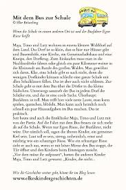 Weitere ideen zu beschäftigung für senioren, aktivierung senioren, aktivitäten für senioren. Mit Dem Bus Zur Schule Elkes Kindergeschichten Geschichten Fur Kinder Kindergeschichten Schule