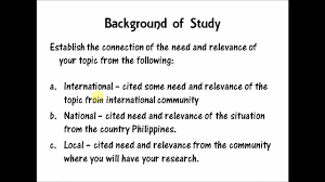 As a speaker or writer, it is your responsibility to persuade the reader about an issue. How To Make Research Background Filipino Tutorial Youtube