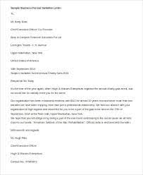 As it's a formal invitation, do not choose fancy colors in the font or the paper. Free 7 Sample Business Invitation Letter Templates In Ms Word Pdf