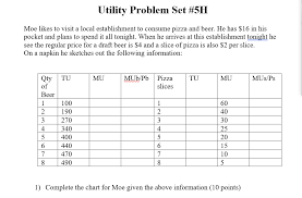 solved question 9 look at the first table you filled out