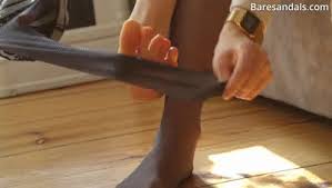 Seamless five fingers nylon catsuit without zipper. Pantyhose Femdom Fetish Clips