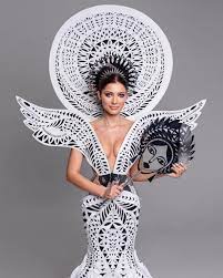 The miss universe organization has been asking the public to help them come up with the best in national costume winner. Ukraine S Yelyzaveta Yastremska Unveils Vytynanka Soul Costume For The 69th Miss Universe Pageant