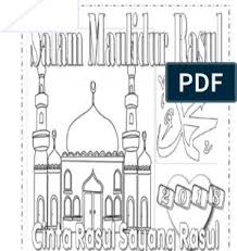 Salam maulidur rasul 1440 hijrah. Gambar Mewarna Maulidur Rasul 2018 Carian Google Ticket Template Novelty Sign Templates