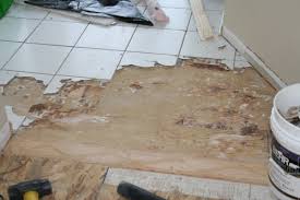 We placed it on the bathroom floor parallel to the bathtub and then moved it across the room in 1 foot increments. Removing Porcelain Tile On Stapled And Glued Subfloor Contractor Talk Professional Construction And Remodeling Forum