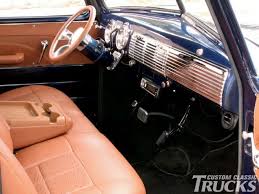 1948 Chevy 3100 Pickup Truck Custom Classic Trucks Magazine Truck Interior Custom Trucks Chevy 3100