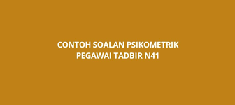 Secara am, tugas seorang pegawai tadbir n41 (rekod perubatan) di kkm adalah memastikan: Contoh Soalan Psikometrik Pegawai Tadbir N41 2021 Spa
