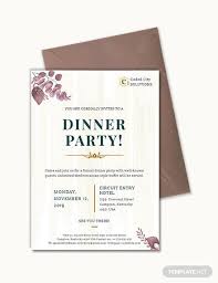 Blue and gold dots retirement party invitation. 62 Printable Dinner Invitation Templates Psd Ai Word Free Premium Templates