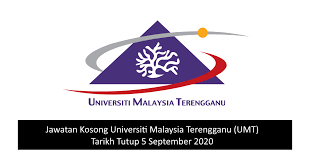 Iklan jawatan kosong petronas technical services sdn bhd di kuala terengganu. Jawatan Kosong Universiti Malaysia Terengganu Umt Tarikh Tutup 5 September 2020