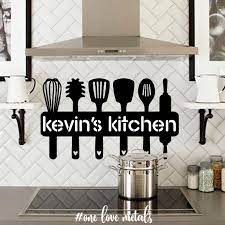 Custom metal business signs for indoor use. Kitchen Signs Metal Kitchen Wall Decor Kitchen Decor Personalized Kitchen Signs Custom Kitchen Signs Farmhouse Kitchen Metal Wall Art Kitchen Wall Decor Kitchen Decor Etsy Metal Kitchen