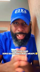 Duke March Madness Nails