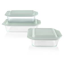 Pyrex Deep 6 Piece Glass Baking Dish