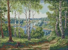 As we all know, cross stitch pattern is a popular form of embroidery in which threads are stitched together on a fabric to form a picture or pattern. Free Cross Stitch Pattern Landscape Forest River Free Cross Stitch Patterns