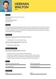 Download free cv resume 2020, 2021 samples file doc docx format or use builder creator maker. Student Resume Examples Writing Tips 2021 Free Guide Resume Io