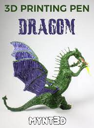 How To Make A 3d Pen Dragon 3d Pen Art 3d Pen Stencils 3d Pen