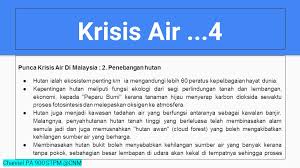 Kepentingan air jelas terbukti melalui dua kali krisis air yang melanda negara kita beberapa tahun dulu. Cnm On Twitter Pa Sem 2 Krisis Air Pkp3day9 Bekerjadarirumah