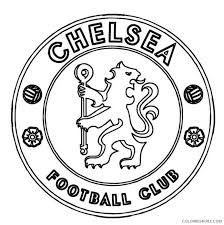 Chelsea fc color proposal by nerea palacios | dribbble. Soccer Coloring Pages Chelsea Fc Logo Coloring4free Coloring4free Com