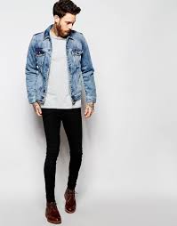 Pin By Rfgh Re On Masculine Outfits Denim Jacket Men Menswear Mens Casual Outfits