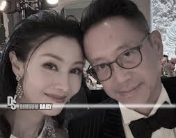 Former Miss Hong Kong Michelle Reis and husband Julian Hui attend dinner  together