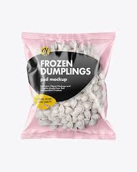 Download Download Plastic Bag With Dumplings Mockup Psd