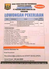 We did not find results for: Lowongan Kerja Pabrik Sepatu Sukabumi Belajar