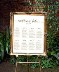 Wedding Seating Chart Script Printable Any Color