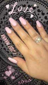 Pink Acrylic Coffin Nails Beautifulacrylicnails Pink Acrylic Nails Short Acrylic Nails Summer Acrylic Nails