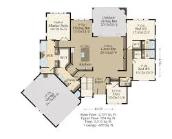 When considering the layout of your 4 bedroom, two storey home it is important to consider the bedroom configuration. Dallas House Plan 2 Story Modern House Design Plans With Garage