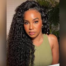 Bouncy Water Wave Glueless Wig 6x5 13×4 Glueless HD Lace Frontal Wig 180%  Density