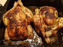Poulet Roti A L Orange Poulet Roti Recette Poulet Roti