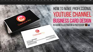 Click the cards box and select the type of card you want to add. How To Make Professional Youtube Channel Business Card Design In Adobe Illustrator Photoshop Youtube